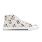 Cheeky Cats Men's High Top Canvas Shoes Men's Classic High Top Canvas Shoes animal Printed Offshore