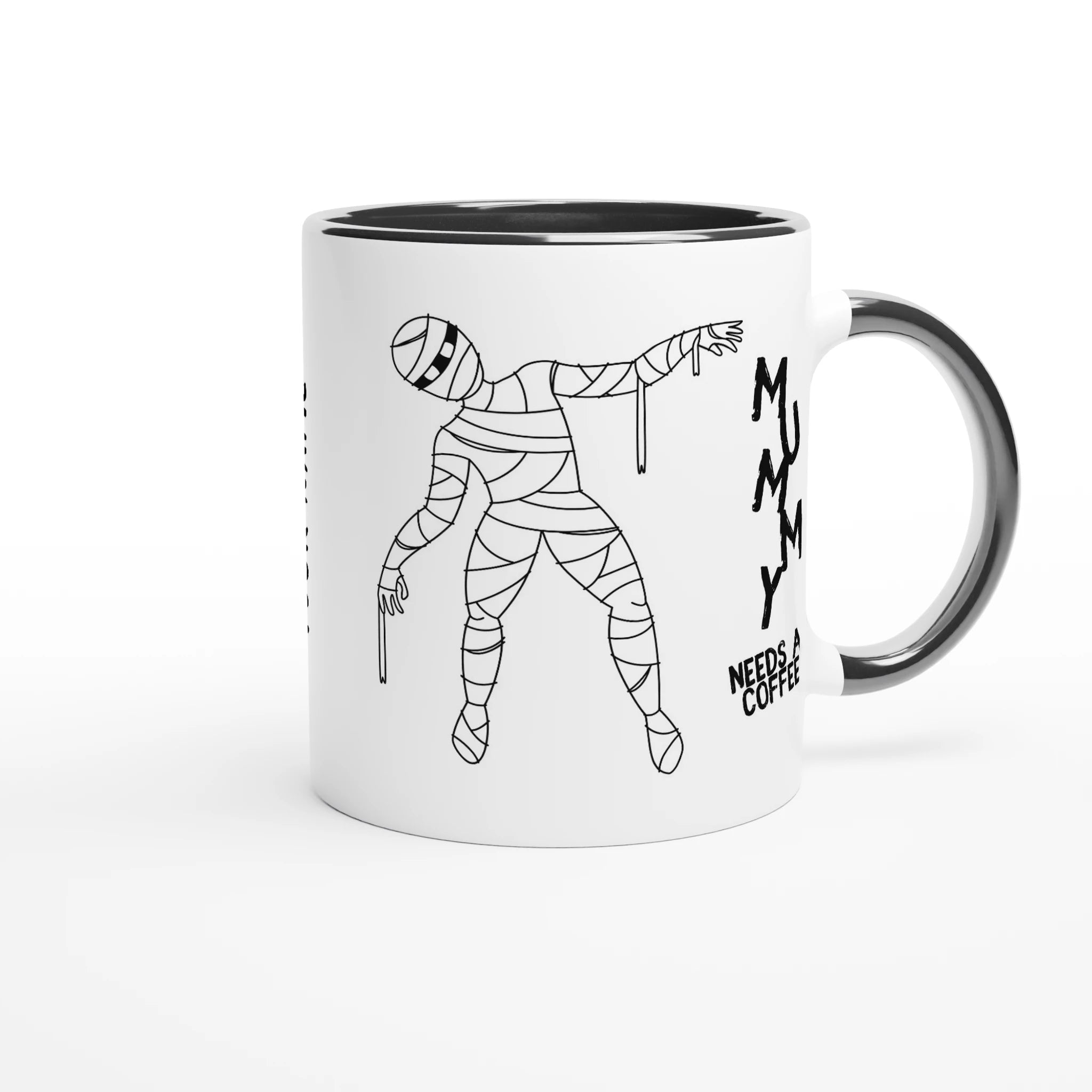 Personalised - Mummy Needs A Coffee - 11oz Ceramic Mug Personalised 11oz Mug Globally Fulfilled Mum
