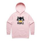 Ew People, Cat - Womens Hoodie Pink Womens Hoodie animal Printed In Australia