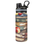Watercolour Books - Insulated Water Bottle with Dual-Use Lid (18oz) One Size Insulated Water Bottle with Dual-Use Lid (18oz) Printed Offshore Reading