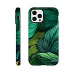 Tropical Leaves - Apple iPhone Tough case iPhone 12 Pro iPhone Tough Case Globally Fulfilled Plants