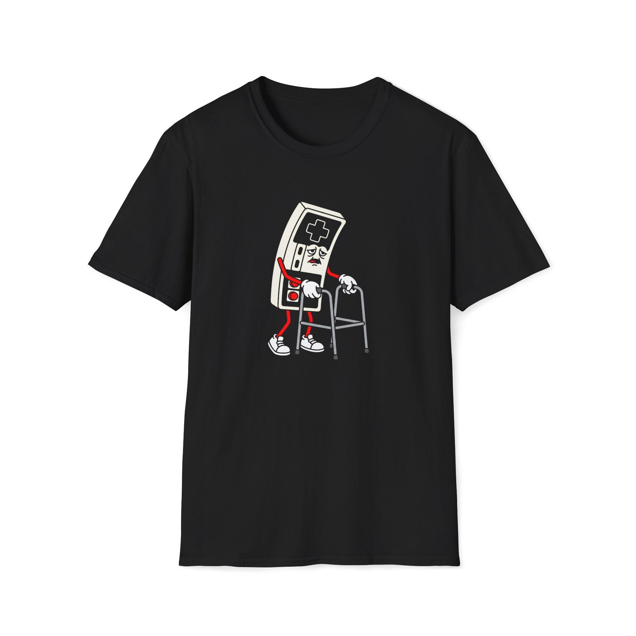 Retro Gamer Unisex T-Shirt Black Unisex Adult T-shirt Games Globally Fulfilled