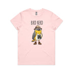 Bird Nerd 2 Women's AS Colour T-shirt Pink Womens T-shirt animal Birds Printed In Australia