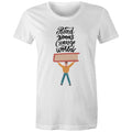 Read Books Change The World - Womens T-shirt White Womens T-shirt Printed In Australia Reading