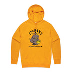 I'm Saxy And I Know It, Hippo Saxophone Player - Mens Hoodie Gold Mens Hoodie animal Music Printed In Australia