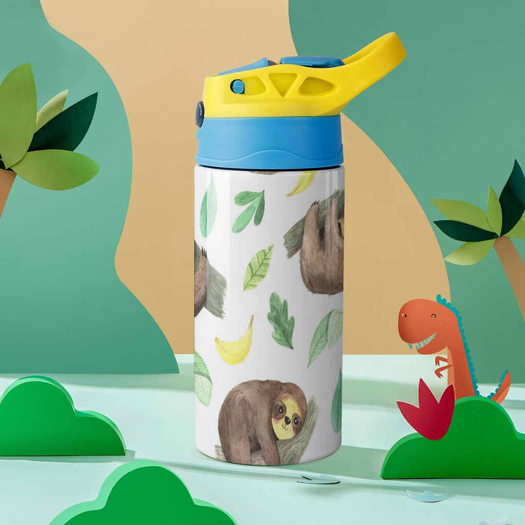 Sloths - Little Kids Water Bottle Little Kids Water Bottle animal Printed Offshore