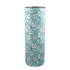 Comic Book Speech Bubbles - 20oz Tall Skinny Tumbler with Lid and Straw