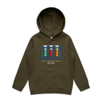 Test Tubes, Just Looking For A Reaction - Kids Hoodie Army Kids Hoodie Printed In Australia