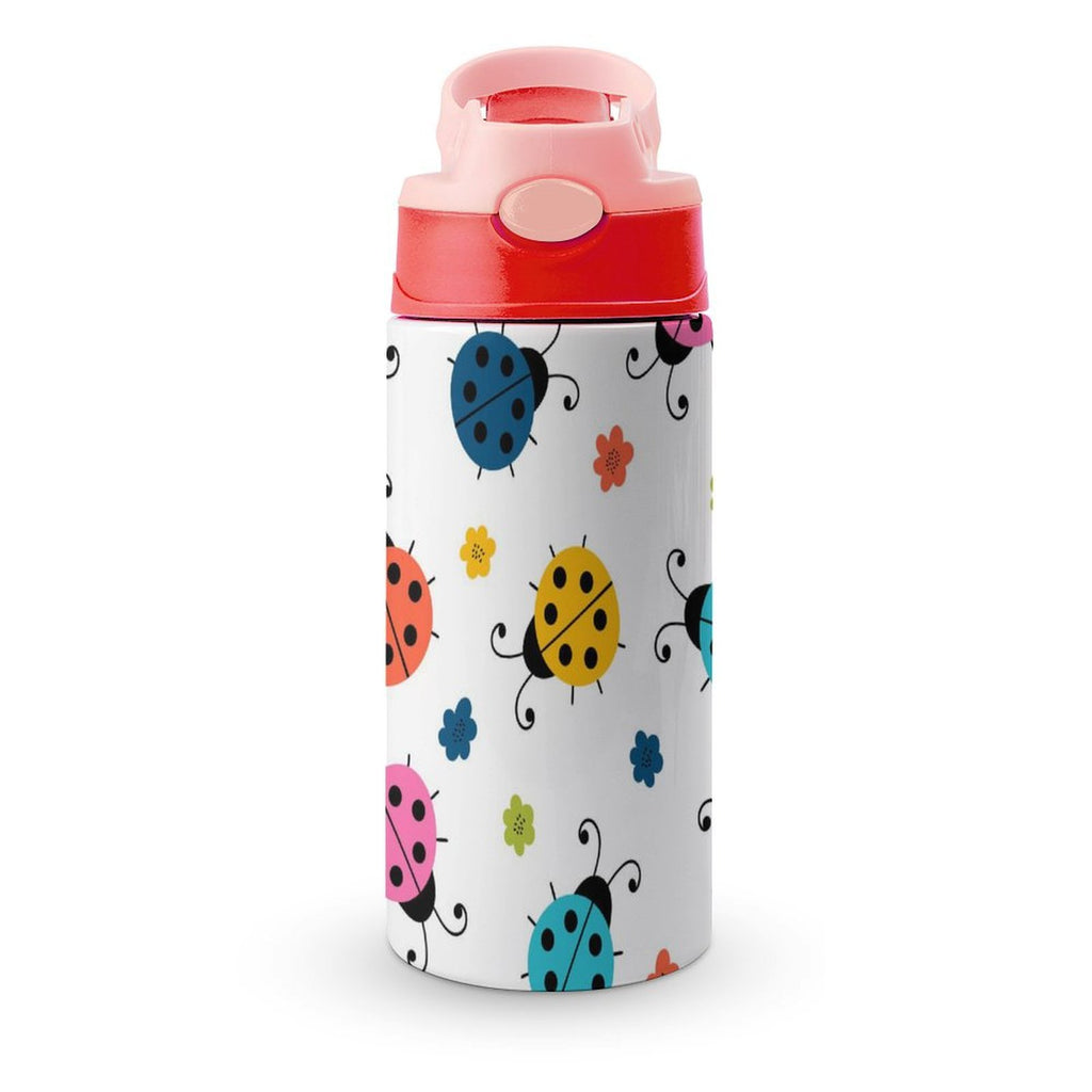 Ladybugs - Little Kids Water Bottle pink 350ml Little Kids Water Bottle Printed Offshore
