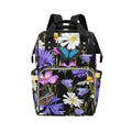 Butterfly Flowers - Multi-Function Backpack, Nappy / Diaper Bag