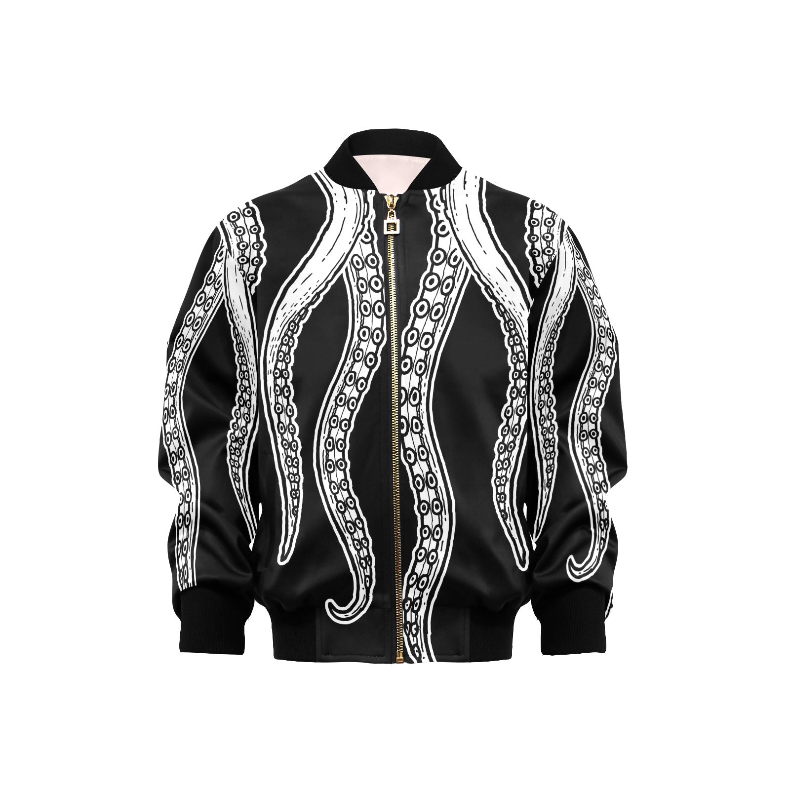 Octopus Tentacles Kids Bomber Jacket XL Kids Bomber Jacket animal Ocean Printed Offshore