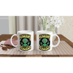 Alien, I'm Not Saying It Was Humans - White 11oz Ceramic Mug White 11oz Mug Globally Fulfilled Sci Fi