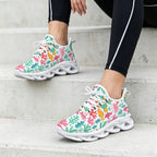 Cute Cartoon Sea Animals Women's Twisted Sole Sneakers