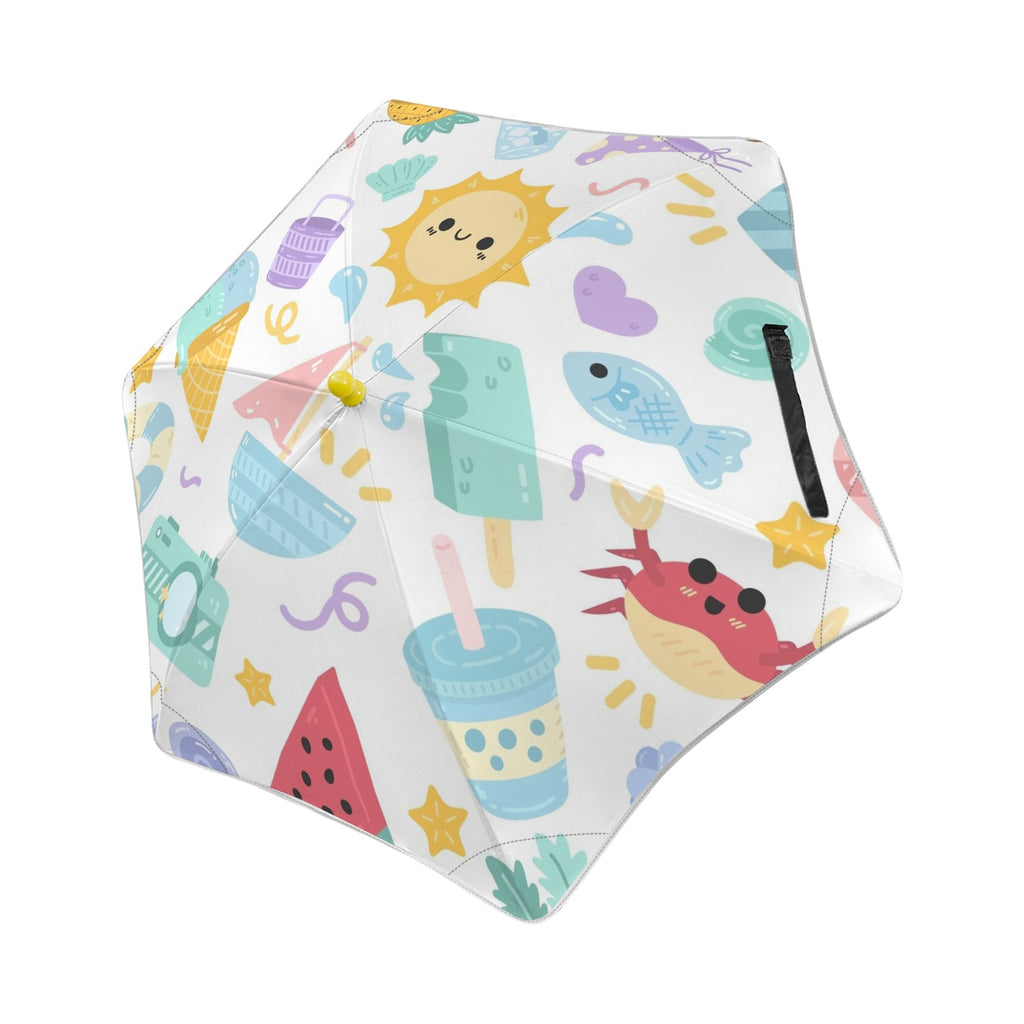 Summer Fun Kids Safe Round Corner Umbrella One Size Kids Safe Round Corner Umbrella Printed Offshore Summer