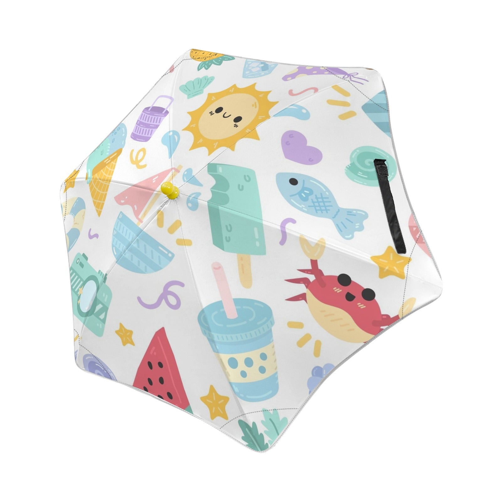 Summer Fun Kids Safe Round Corner Umbrella One Size Kids Safe Round Corner Umbrella Printed Offshore Summer