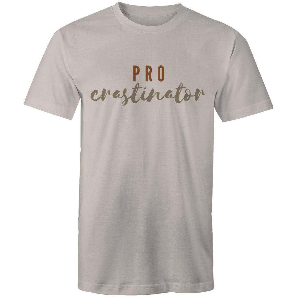 Procrastinator - Mens T-Shirt Light Grey Mens T-shirt Printed In Australia