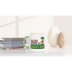 Personalise - Slow Down And Enjoy Life - White 11oz Ceramic Mug Personalised Mug customise Globally Fulfilled personalise Retro
