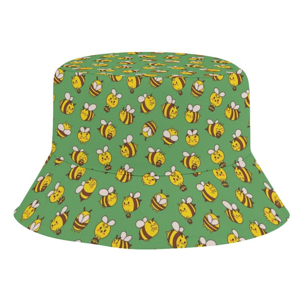 Busy Bees Kids Bucket Hat black Kids Bucket Hat animal Printed Offshore