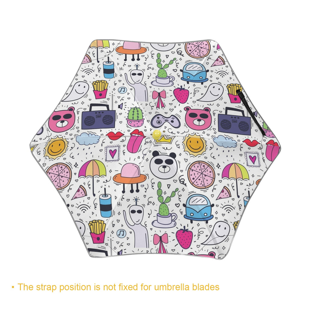 Cute And Fun Kids Safe Round Corner Umbrella Kids Safe Round Corner Umbrella Printed Offshore