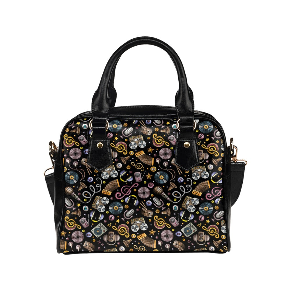 Retro Music Mix - Shoulder Handbag (Model 1634) Shoulder Handbags (1634)