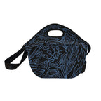 Blue Floral - Neoprene Lunch Bag Neoprene Lunch Bag Printed Offshore