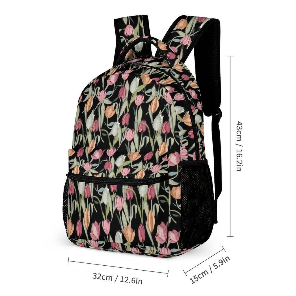 Tulips Backpack, Lunch Bag & Pencil Case Set
