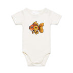 Gold Fish Periodic Table AS Colour Baby Bodysuit