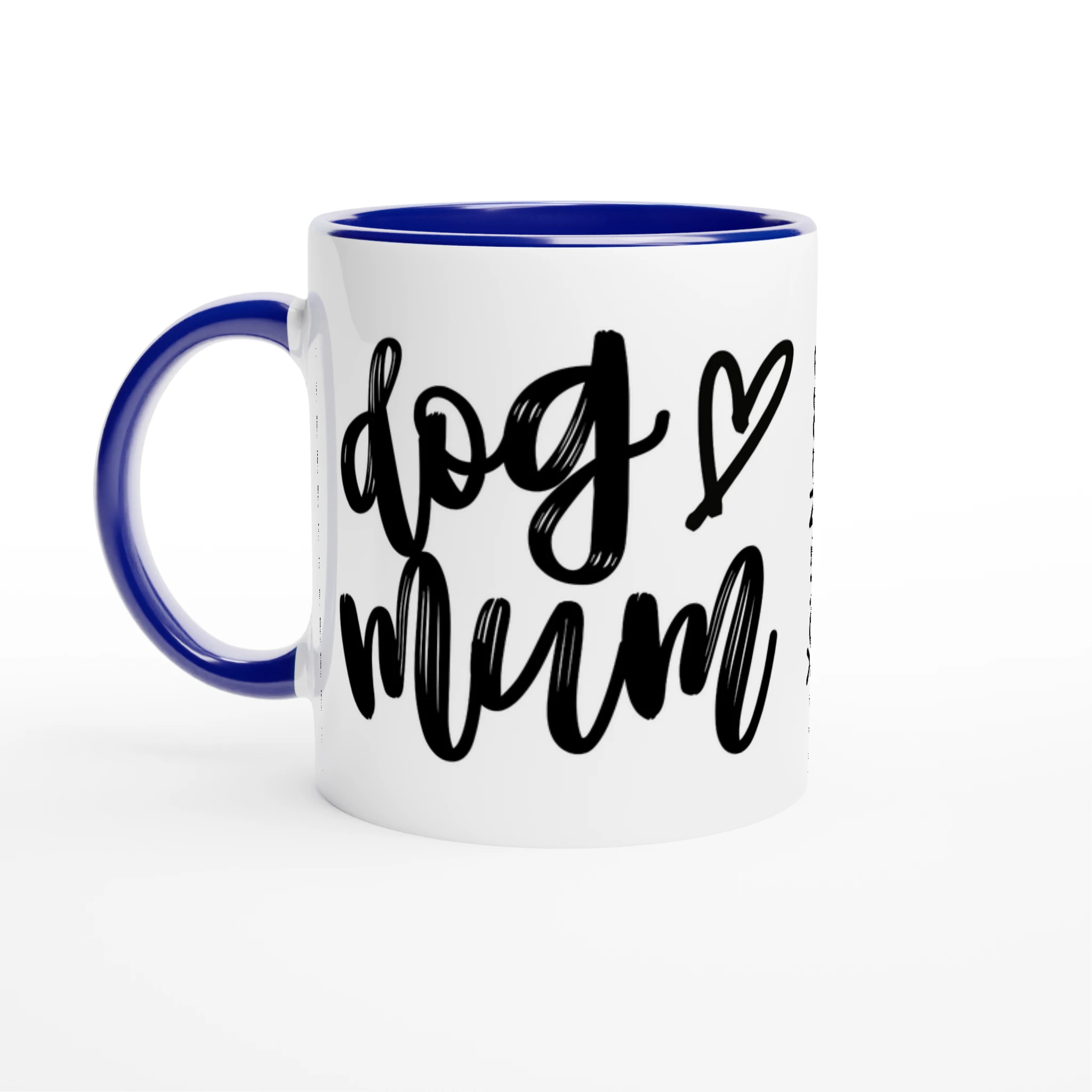 Personalised - Dog Mum - 11oz Ceramic Mug Personalised 11oz Mug animal customise Globally Fulfilled Mum personalise