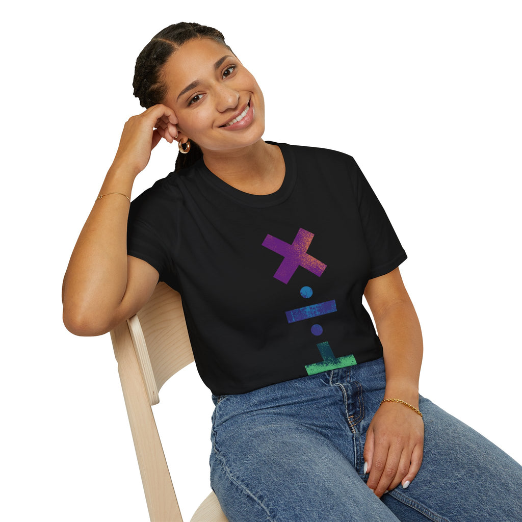 Maths Symbols - Unisex Softstyle T-Shirt