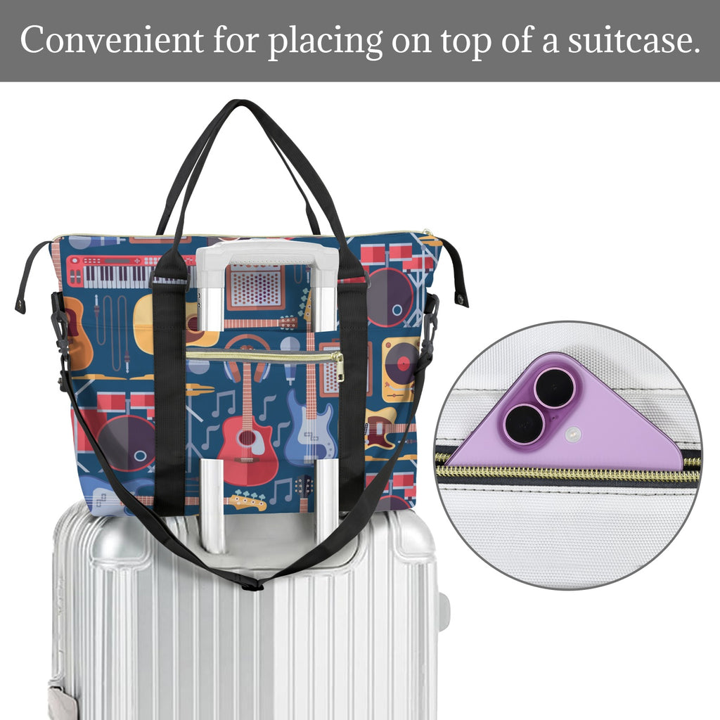 Music Instruments Duffle Bag-Simple (Model 1715) Duffle Bag-Simple (1715)