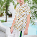 Eggs Abstract - Senior Kids Hawaiian Shirt