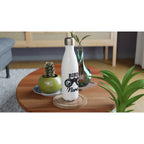 Bird Nerd - White 17oz Stainless Steel Water Bottle White Water Bottle animal Globally Fulfilled