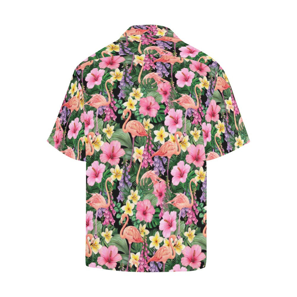 Flamingo Jungle - Mens Hawaiian Shirt