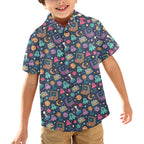 Space Arcade Junior Kids Hawaiian Shirt