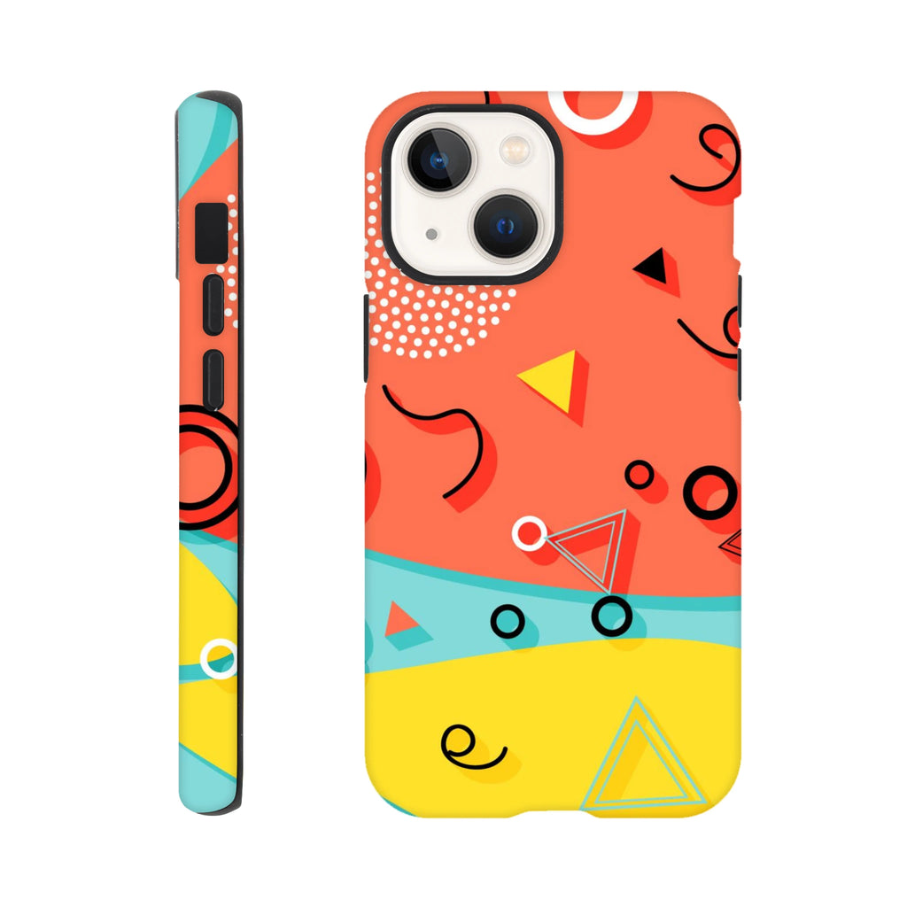 Retro Vibe - Apple iPhone Tough case iPhone 13 Mini iPhone Tough Case Globally Fulfilled Retro