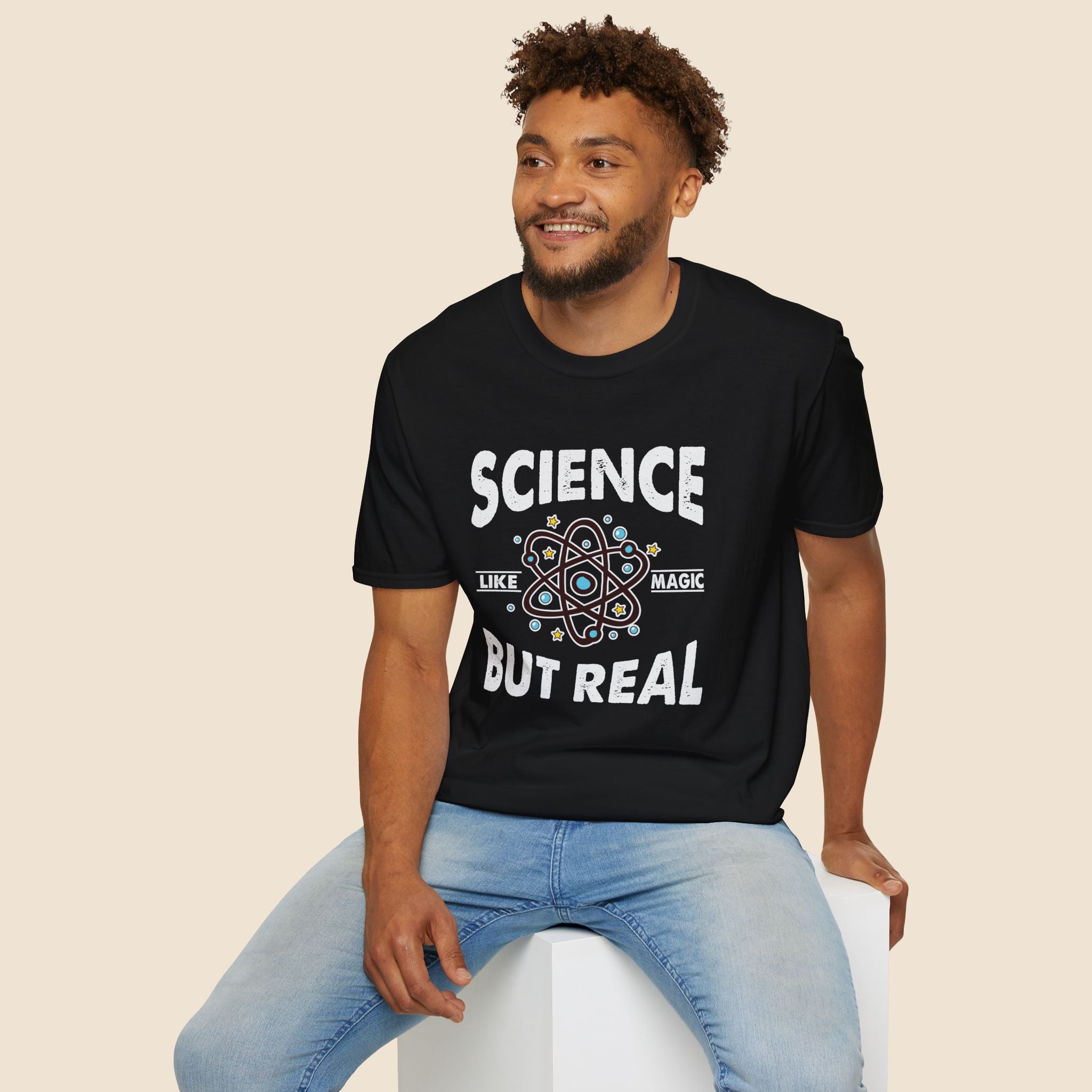 Science, Like Magic But Real Unisex T-Shirt Unisex Adult T-shirt Globally Fulfilled Science