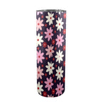 Pink Daisy - 20oz Tall Skinny Tumbler with Lid and Straw
