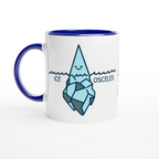 Personalise - Ice-Osceles - White 11oz Ceramic Mug Ceramic Blue Personalised Mug customise Globally Fulfilled Maths personalise Science