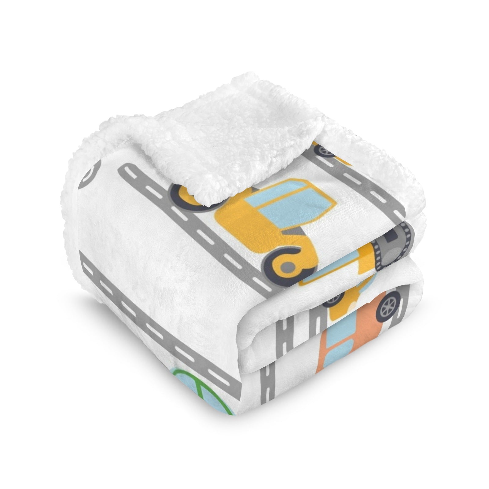 On The Road - Double-Layer Fleece Blanket 51"x59"