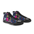 Floral In The Abstract - Women's High Top Canvas Shoes Womens Classic High Top Shoes Printed Offshore