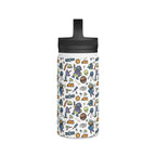 All About Space Stainless Steel Water Bottle, Handle Lid Stainless Steel Water Bottle With Handle Lid Globally Fulfilled Space