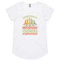 Chess And Education Women's AS Colour Scoop Neck T-Shirt White Womens Scoop Neck T-shirt Chess Games Printed In Australia