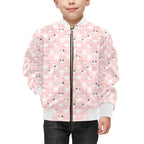 Pink Cats Kids Bomber Jacket Kids Bomber Jacket animal Printed Offshore