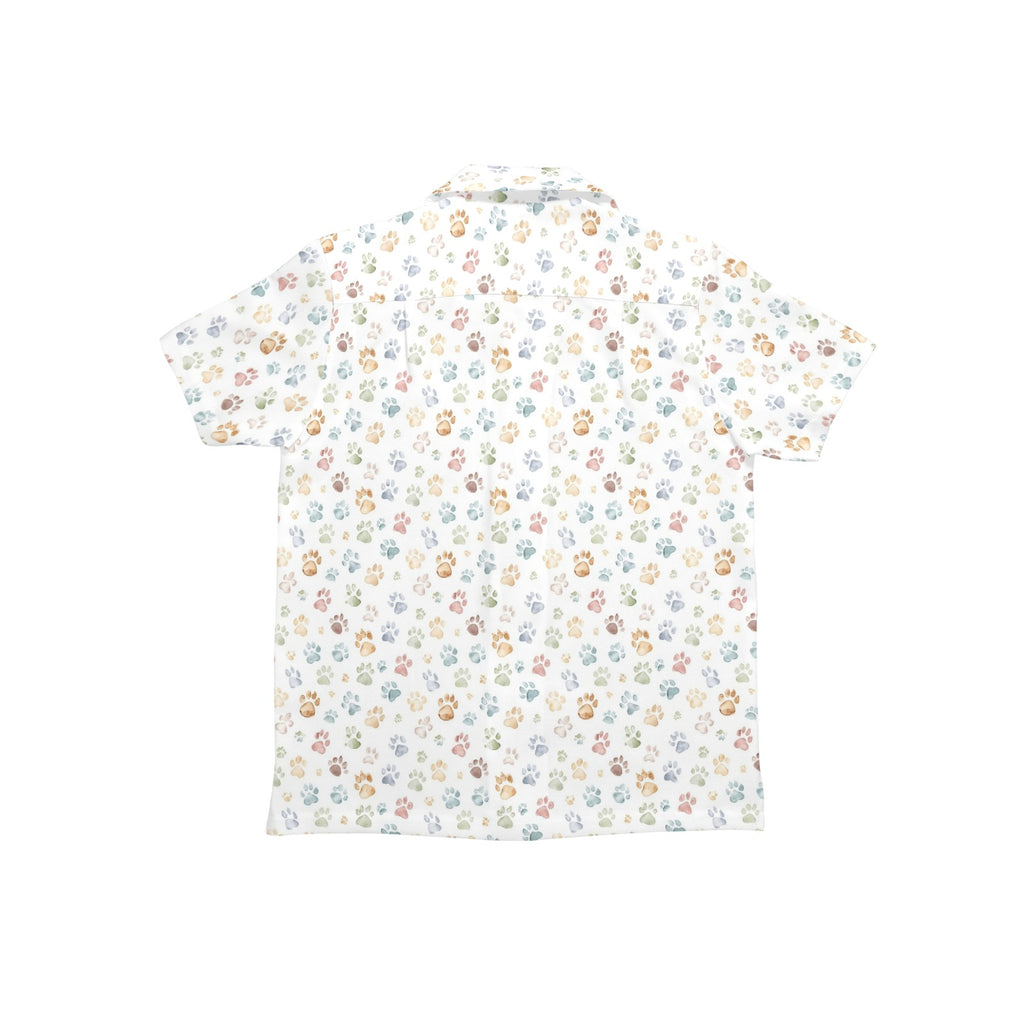Paw Print Junior Kids Hawaiian Shirt