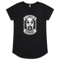 Alien, Allergic To Humans Women's AS Colour Scoop Neck T-shirt Black Womens Scoop Neck T-shirt Printed In Australia Sci Fi