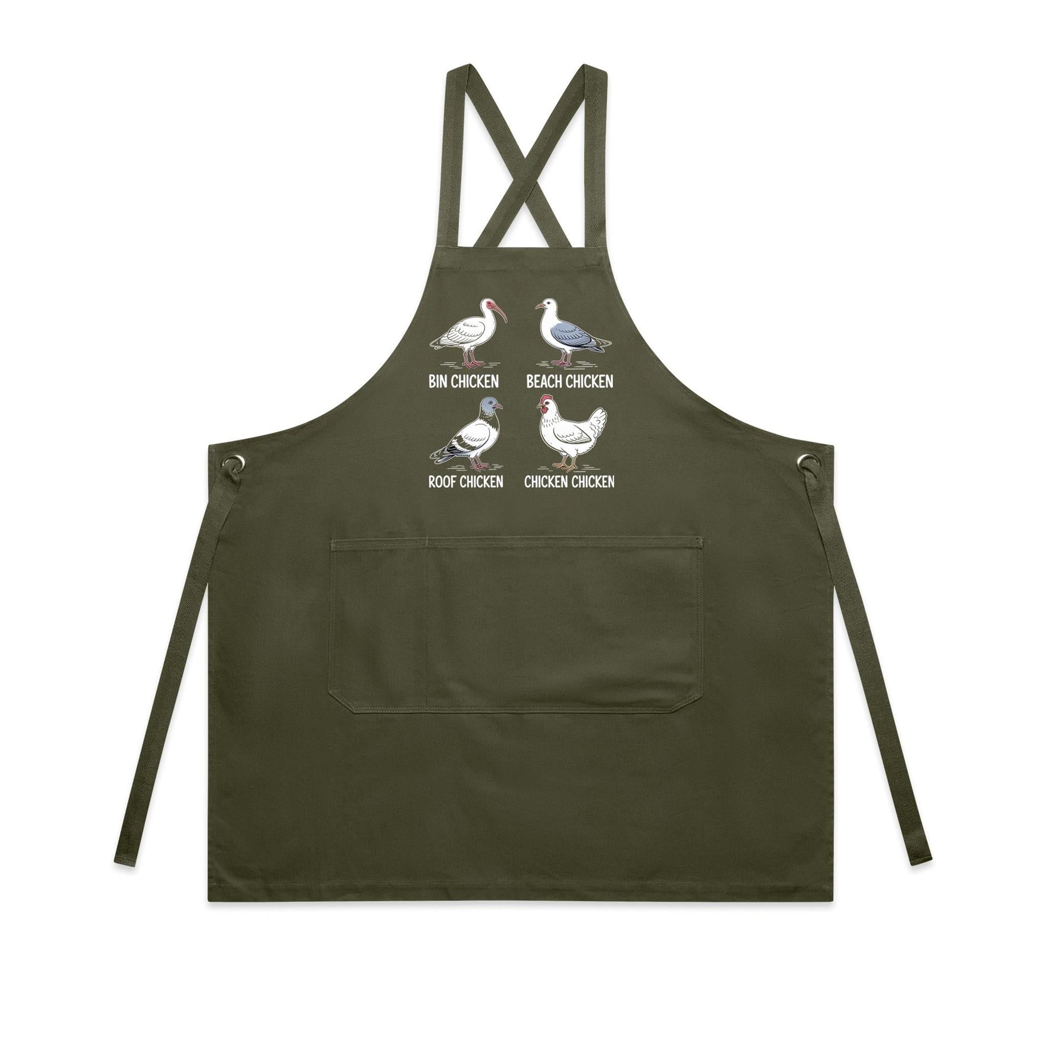 Bin Chicken AS Colour Carrie Apron