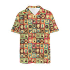 Retro Life Men's Short Sleeve Hawaiian Shirt Men's Hawaiian Shirt (New) Printed Offshore Retro