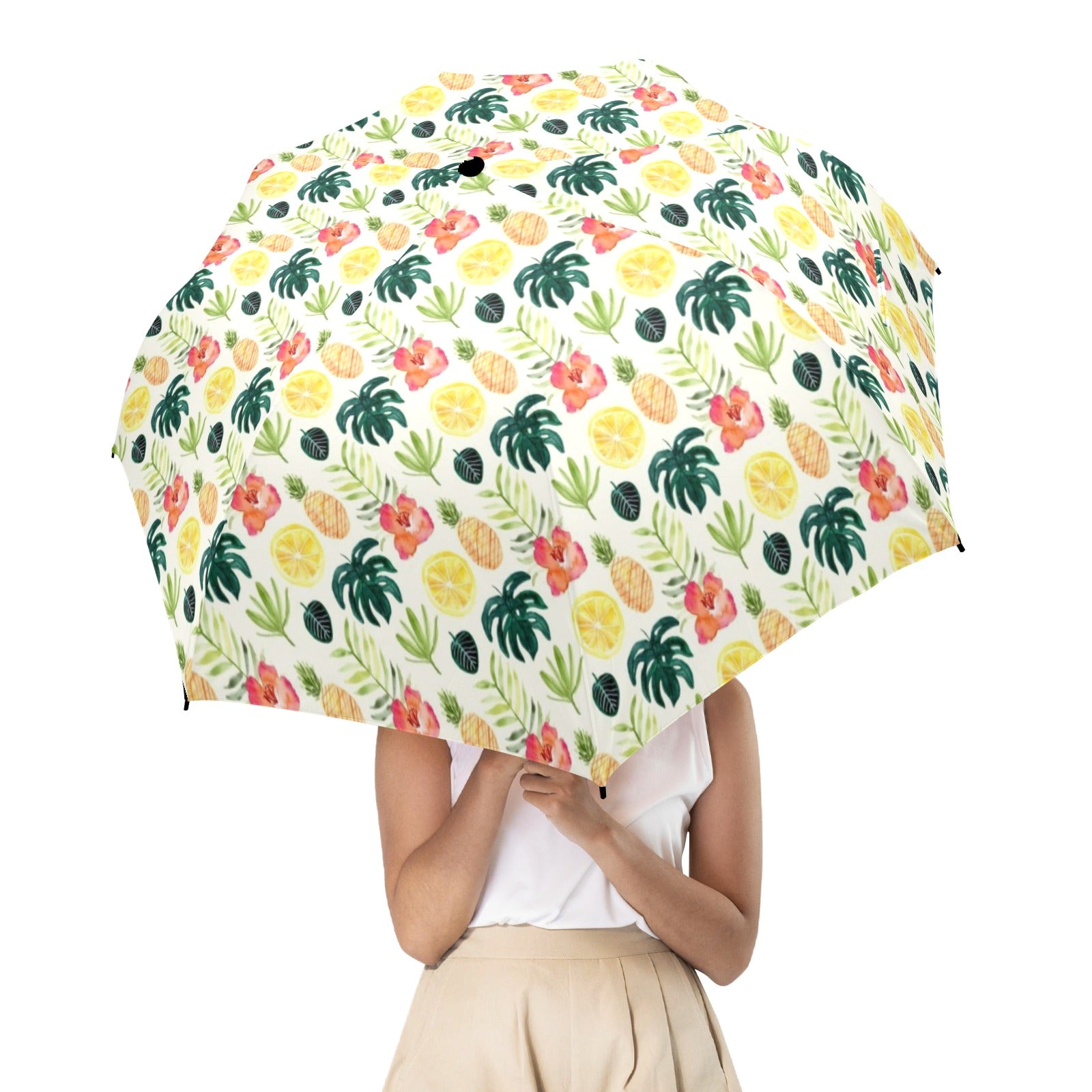 Pineapple Tropical Umbrella Umbrella Food Printed Offshore