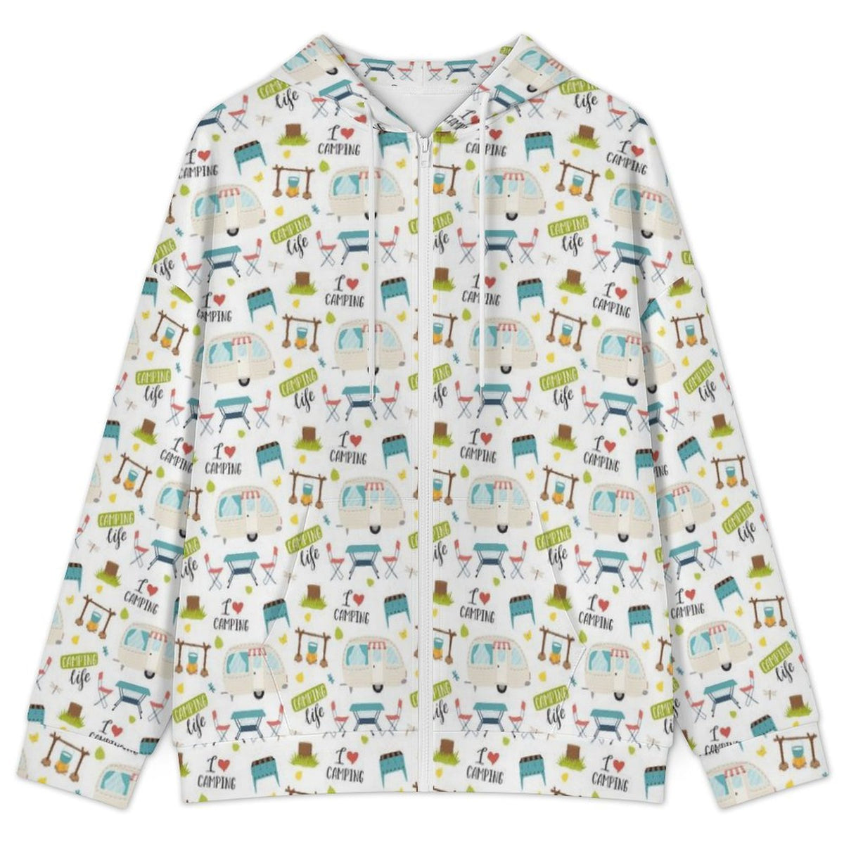 Camping Life Women's Full-Zip Hoodie