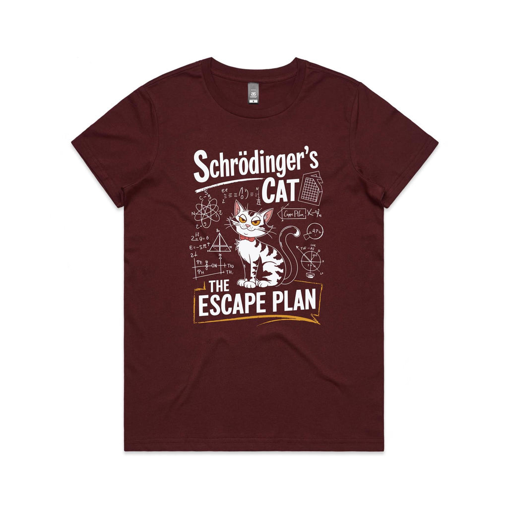 Schrodinger's Cat The Escape Plan Women's AS Colour T-shirt